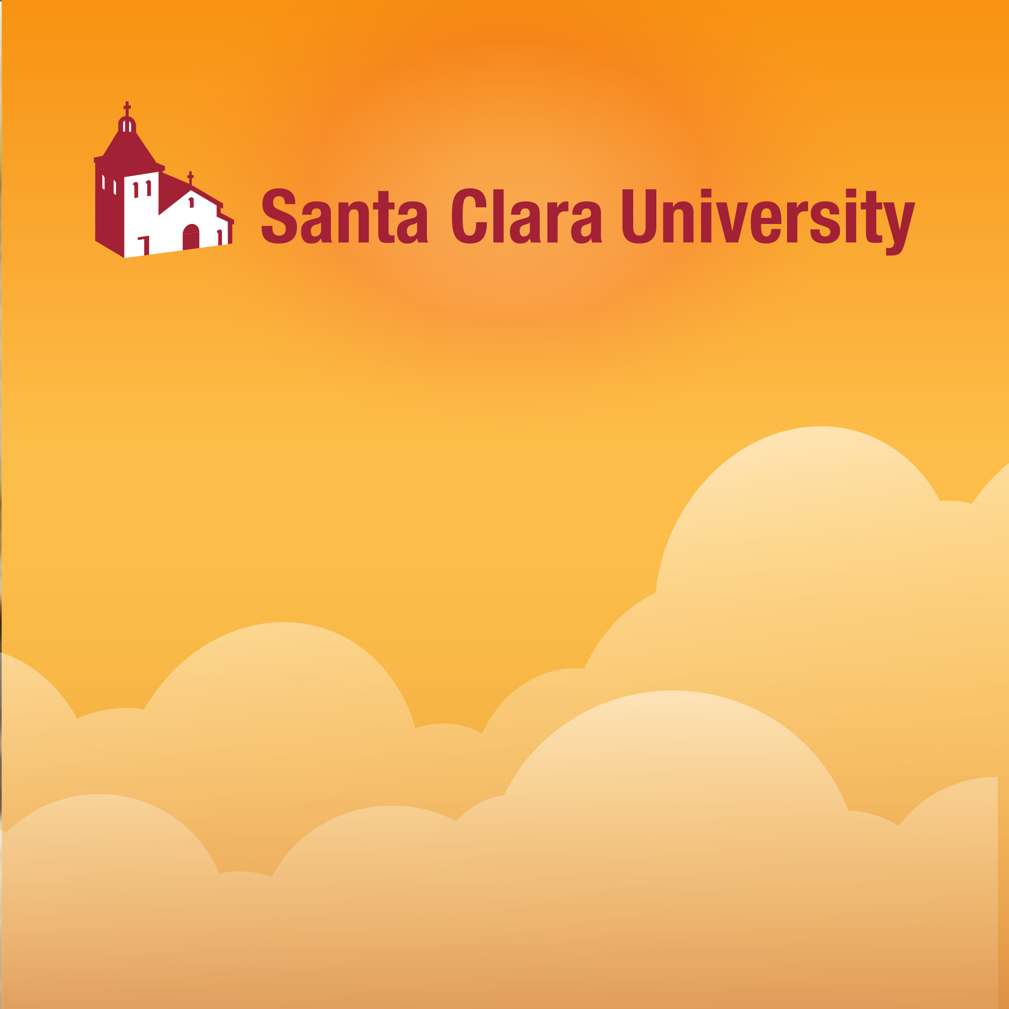 Santa Clara University - Cornhole Board Design